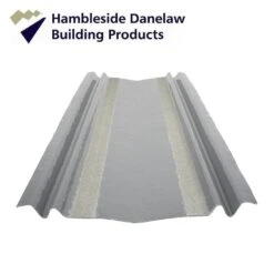 Hambleside Danelaw Narrow Open Valley Trough For Tile Roofs Without Retention Bar Lead Grey