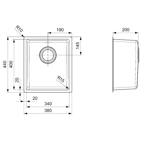 Houston Stainless Steel Kitchen Sink 2 Houston Stainless Steel Kitchen Sink - Image 2