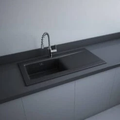 RAK Dream 2 Inset Single Bowl Kitchen Sink 101cm W/ Overflow - All Colours -Build4less Shop image 2024 05 23T163305.559 a82a31b6 dcc1 4c7b a477 5b4a78c0631d