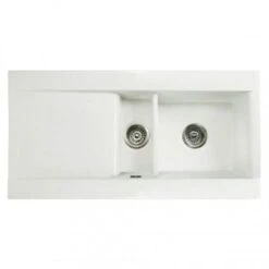 RAK Gourmet Dream Kitchen Sink 1.5 Bowl Fireclay Inset