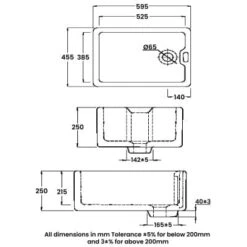 RAK Gourmet Kitchen Sink 8 Belfast Style Fireclay 5 RAK Gourmet Kitchen Sink 8 Belfast Style Fireclay -Build4less Shop image 95