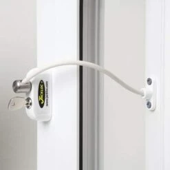 Pro -5 Key-Locking Cable Window Restrictor - All Colours