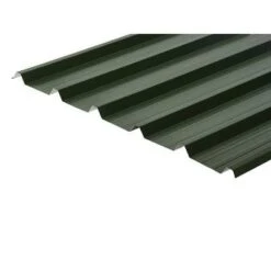 Cladco 32/1000 Box Profile PVC Plastisol Coated 0.7mm Metal Roof Sheet (Juniper Green) - All Sizes