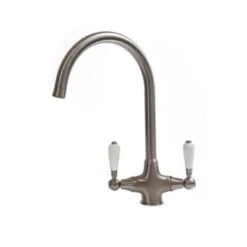 Elbe Monobloc Kitchen Mixer Tap Brushed Nickel