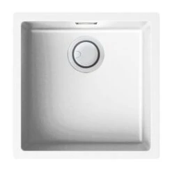 Multa 102 1 Bowl Granite Kitchen Sink -Build4less Shop large multa 102 white 1