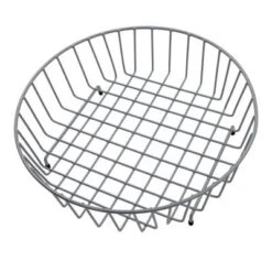 Grey Round Wire Basket
