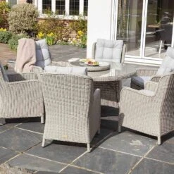 Astor 6 Seater Round Dining Set