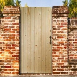 Ledged & Braced External Pine Gate Or Shed Door -Build4less Shop ledge bracegate23