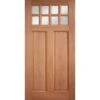 Chigwell Hardwood M&T 8 Double Glazed Clear Light Panels External Door - All Sizes