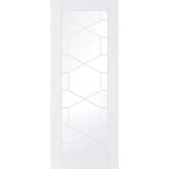 Orly White Primed Glazed Light Panels Interior Door - All Sizes