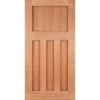 DX 30's Style Hardwood M&T External Door - All Sizes
