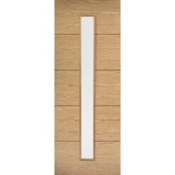 Oak Lille 1 Light Glazed Panel Pre-Finished Internal Door - All Sizes