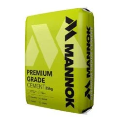 Mannok Premium Grade Cement X 25 Kg (Paper Bag)