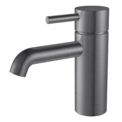 Aqua Mineral Mini Basin Mixer Tap (Inc Waste) -Build4less Shop mineral basin mixer steel 1