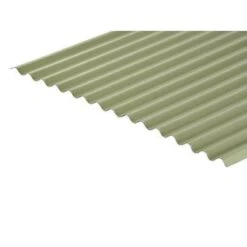 Cladco Corrugated 13/3 Profile PVC Plastisol Coated 0.7mm Metal Roof Sheet (Moorland Green) - All Sizes