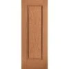 Oak Eindhoven 1 Panel Pre-Finished Internal Fire Door FD30 - All Sizes