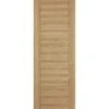 Vancouver Oak Laminated 5 Panel Interior Door - All Sizes