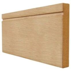 Oak Veneered Single Groove Skirting - All Sizes