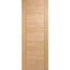 Oak Vancouver 5 Panel Pre-Finished Solid Internal Fire Door FD30- All Sizes
