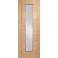 Oak Vancouver Long Light Pre-Finished Internal Fire Door FD30 - All Sizes