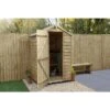 4LIFE Overlap Pressure Treated 4ft X 3ft Apex Shed - No Window