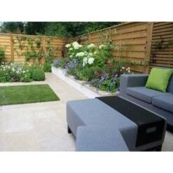 Level Top Hit And Miss Fence Panel Horizontal Boards - All Sizes -Build4less Shop overlapfencepanel