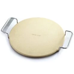 Round Pizza Plate Stone & Carrier