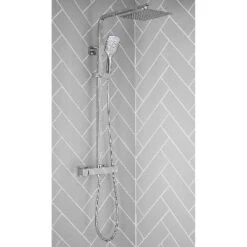 Aqua Plaza Thermostatic Shower Column -Build4less Shop plaza dec19