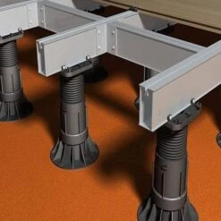 RDA-C Adjustable Self-Leveling Decking Pedestal For Aluminium Joist - All Sizes
