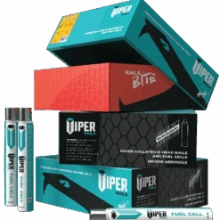 Viper 1st Fix Galvanised Smooth Shank Collated Nails With Fuel Cells