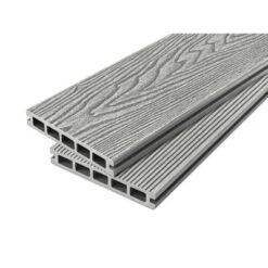 Cladco WPC Woodgrain Reversible Hollow Decking Board 150mm X 25mm X 2.4m - All Colours -Build4less Shop reversible hollow composite light grey rgb