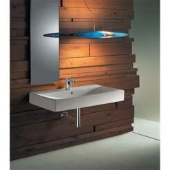 Roca Diverta Wall-Hung Or Over Countertop 1 Tap Hole Basin -Build4less Shop roca basin diverta 327110000 1