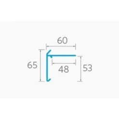 F3 GRP External Angle - All Colours -Build4less Shop ryno f3 flat arm profile angle 932c2f96 3e3f 4df1 bd23 1b220545f891