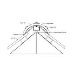 Ryno Dry-Fix Ridge Ventialtion Kit X 6m Brown 5 Ryno Dry-Fix Ridge Ventialtion Kit X 6m Brown -Build4less Shop ryno ridge dry fix components