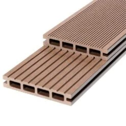 RynoTerrace Classic Grooved Reversible Composite Deck Board - All Colours -Build4less Shop ryno572000classicgroovedreversiblechocolatedeckboardjpg 1
