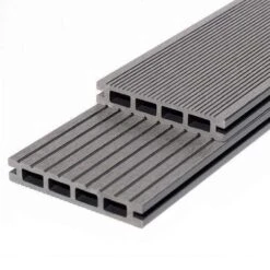 RynoTerrace Classic Grooved Reversible Composite Deck Board - All Colours -Build4less Shop ryno572000classicgroovedreversibleslatedeckboardjpg