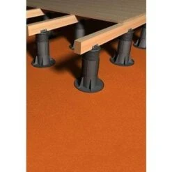 RynoDeck RDF Fixed-Head Adjustable Decking Pedestal - All Sizes -Build4less Shop rynodeck fixed head adjustable decking pedestals situ azryqsnxav