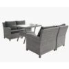 Baret 4 Seater Modular Rattan Dining Set