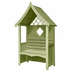 Arum Arbour Seat - 4ft X 2ft (Pressure Treated)