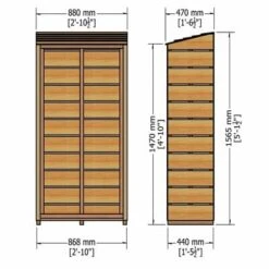 Sawn Tall Wall Log Store (Pressure Treated) -Build4less Shop shire tall log store 2d32a655330941acde8cbddda9ffa961 original 1