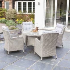 Astor 4 Seater Round Dining Set