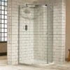 Sphere Curved Quadrant Shower Enclosure W/ Cut-Out Top Panel & 1 Sliding Door