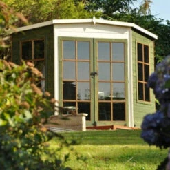 Hampton Shiplap Corner Summerhouse - All Sizes