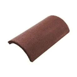 Redland Concrete 450mm Third Round Hip Tiles - All Colours -Build4less Shop third round rustic red 1 1