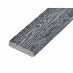 Cladco Capstock PVC ASA Premium Woodgrain Effect Bullnose Decking Board 150mm X 32mm X 3.6m - All Colours