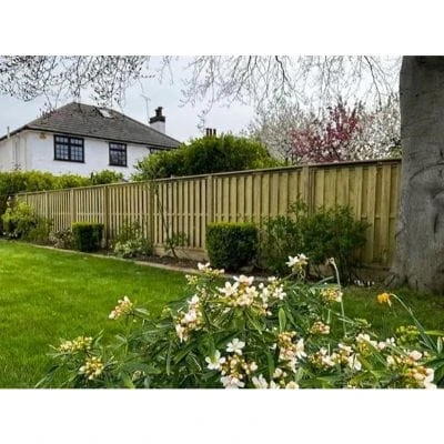 Level Top Hit And Miss Fence Panel Vertical Boards - All Sizes 3 Level Top Hit And Miss Fence Panel Vertical Boards - All Sizes - Image 3