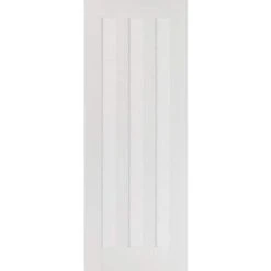 Idaho White Primed 3 Panel Interior Fire Door FD30 - All Sizes