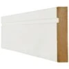 White Primed Single Groove Skirting - All Sizes