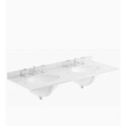 Double Bowl - 1200mm Surround -Build4less Shop white 1 8b0714e7 7992 4ee2 ae63 1e8c36c50f87